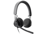 Слушалки Logitech Zone Wired, Graphite