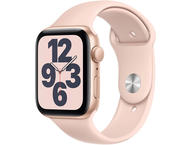 Смарт часовници Apple Watch SE GPS, 40mm Gold Aluminium Case with Pink Sand Sport Band - Regular