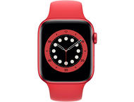 Смарт часовници Apple Watch S6 GPS, 44mm RED Aluminium Case with RED Sport Band - Regular