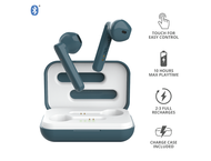 Слушалки TRUST Primo Touch Bluetooth Wireless Earphones - Blue