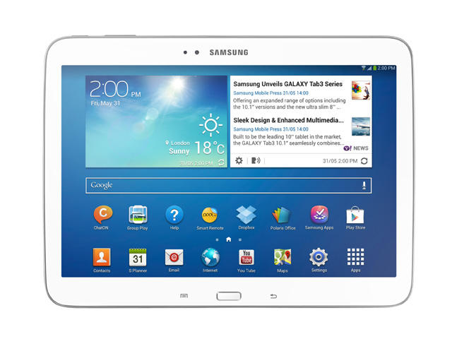 Таблети Samsung GT-P5210 Galaxy Tab 3 10.1 16GB, бял цвят