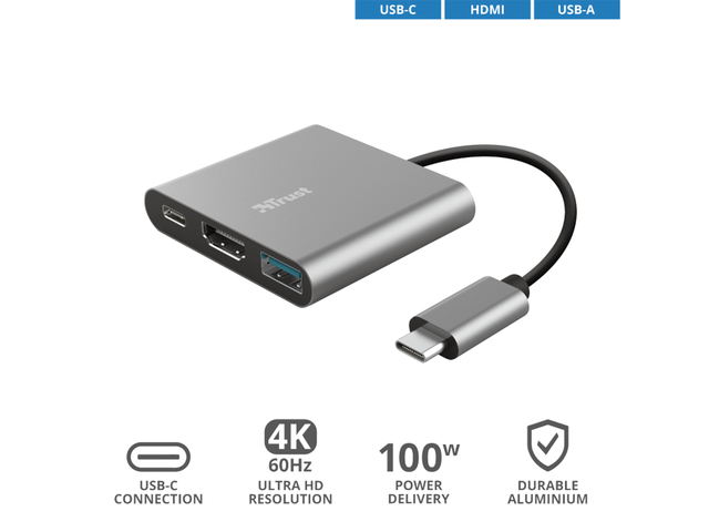 USB Хъб Trust Dalyx USB-C Adapter