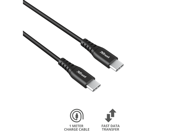 Кабели и Адаптери Trust Ndura USB-C To USB-C Cable 1m