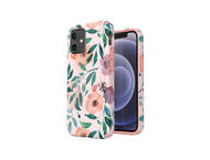 Калъфи Speck iPhone 12 mini Presidio - White/Rosy Pink/Watercolor Roses