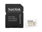Карти памет SanDisk 32GB MAX ENDURANCE UHS-I microSDHC карта с памет със SD адаптер