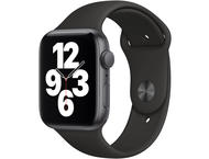 Смарт часовници Apple Watch SE GPS, 40mm Space Gray Aluminium Case with Black Sport Band - Regular