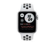 Смарт часовници Apple Watch Nike SE GPS, 40mm Silver Aluminium Case with Pure Platinum/Black Nike Sport Band - Regular
