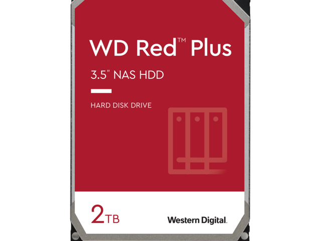Твърди дискове 2TB 5400rpm Western Digital Red Plus NAS