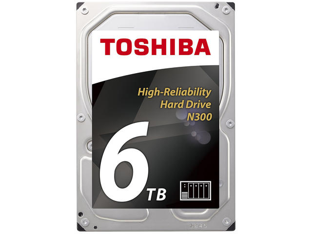 Твърди дискове 6TB 7200rpm Toshiba N300 NAS BULK