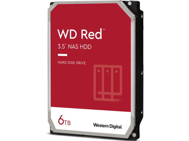 Твърди дискове 6TB 5400rpm Western Digital Red NAS
