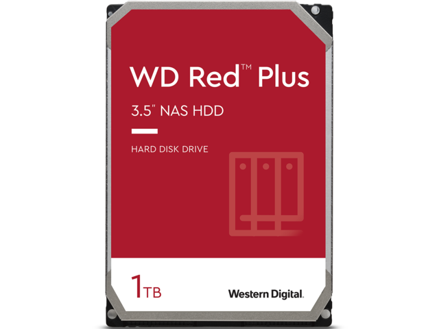Твърди дискове 1TB 5400rpm Western Digital Red Plus NAS