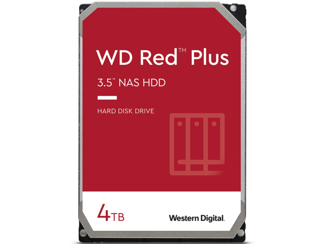 Твърди дискове 4TB 5400rpm Western Digital Red Plus NAS