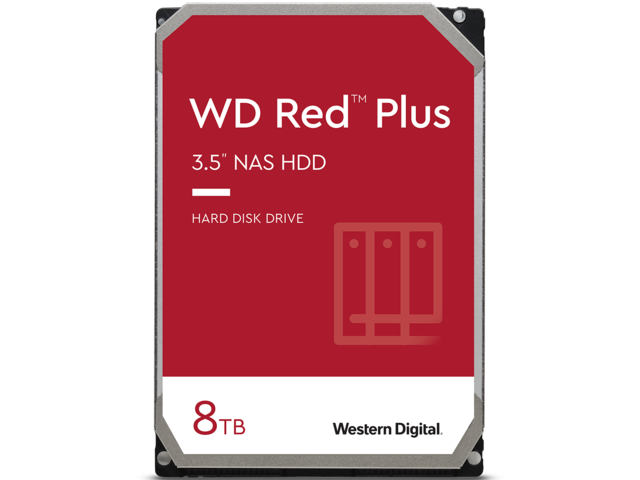 Твърди дискове 8TB 5400rpm Western Digital Red Plus NAS