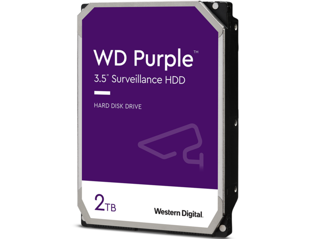 Твърди дискове 2TB 5400rpm Western Digital Purple Surveillance