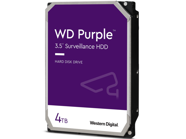 Твърди дискове 4TB 5400rpm Western Digital Purple Surveillance