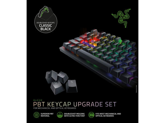 Джаджи Razer PBT Keycap Upgrade Set - Black
