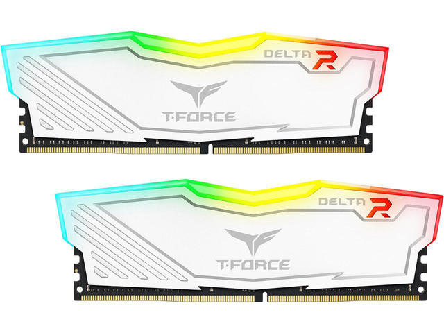 Оперативна памет 32GB (2x16GB) DDR4 3600MHz Team T-Force Delta RGB White