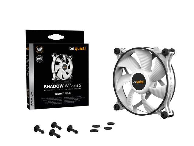 Вентилатори be quiet! Shadow Wings 2 White 120mm PWM