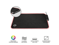 Падове TRUST GXT 765 Glide-Flex XXL RGB Flexible Mouse Pad HUB