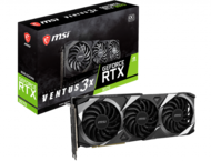 Видео карти MSI GeForce RTX 3070 VENTUS 3X OC LHR