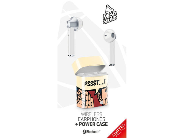 Слушалки Cellular line Music Sound TWS, лица