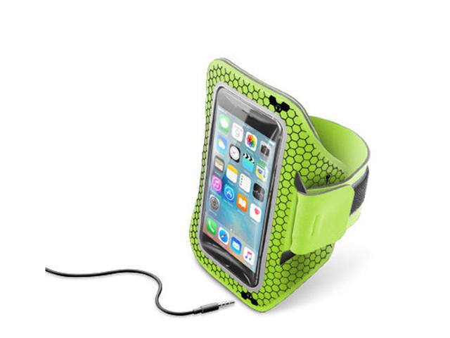 Калъфи Cellular line Armband Run до 5,2',в зелено