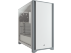 Кутии Corsair 4000D Tempered Glass White
