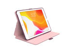 Калъфи за таблети Speck iPad 8 (2020), iPad 7 (2019) 10.2 inch BALANCE FOLIO PRINT - CRIMSON FOREST STRIPES/LUSH BURGUNDY