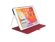 Калъфи за таблети Speck iPad 8 (2020), iPad 7 (2019) 10.2-inch BALANCE FOLIO CLEAR (HEARTRATE RED/CLEAR)