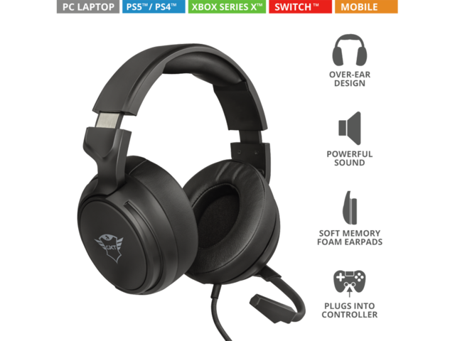 Слушалки TRUST GXT 433 Pylo Multiplatform Gaming Headset 