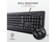 Клавиатури TRUST Primo Keyboard & Mouse BG Layout