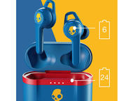 Слушалки Skullcandy Indy Evo, в синьо