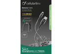 Кабели и Адаптери Cellular line усилен кабел Tetra Force Type-C 120см