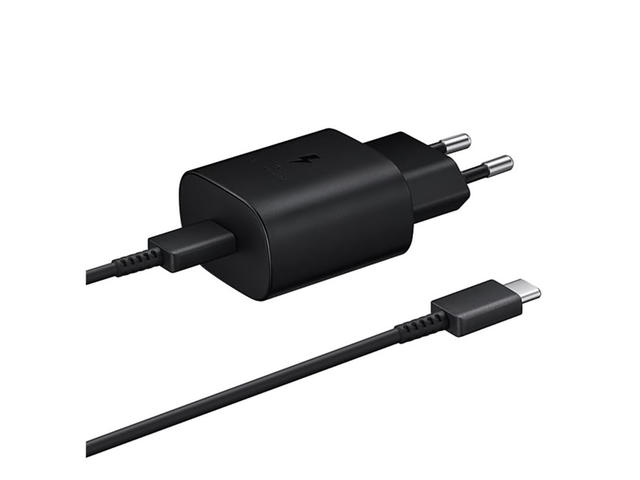 Зарядни устройства Samsung Super Fast Travel Charger, 25W, USB-C, Black