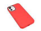 Калъфи Hoco Pure Series Silicone Protective Case - силиконов (TPU) калъф за iPhone 12 mini (червен)