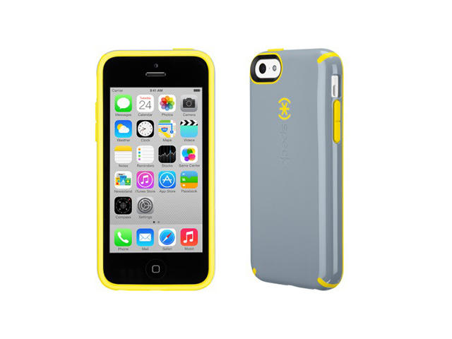 Калъфи Speck CandyShell за iPhone 5c, сиво-жълт