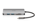 Кабели и Адаптери D-link 6-в-1 USB-C ™ хъб с HDMI / четец на карти и Power Delivery
