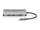 Кабели и Адаптери D-link 8-в-1 USB-C ™ концентратор с HDMI / Ethernet / четец на карти / Power Delivery