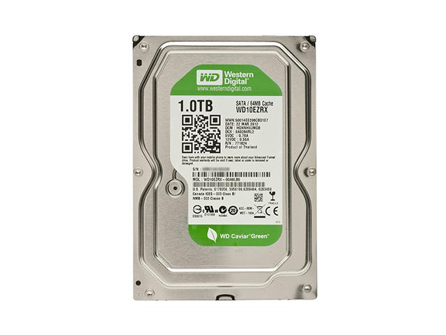 Твърди дискове Western Digital Green 1TB/7200rpm