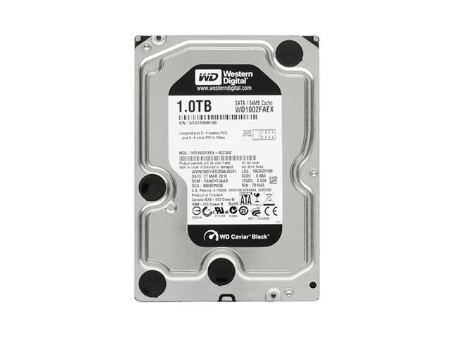 Твърди дискове Western Digital Black 1TB/7200rpm