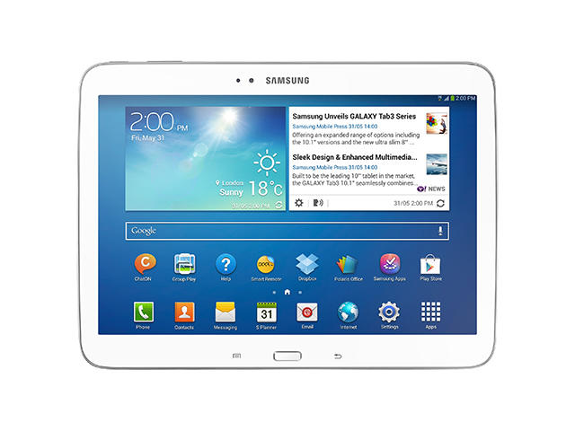 Таблети Samsung GT-P5200 Galaxy Tab 3 10.0 3G 16GB, бял цвят