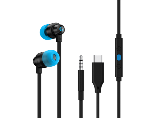 Слушалки Logitech G333 Gaming Earphones, Black