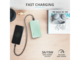 Външни батерии Trust Primo Ultra-thin Powerbank 5.000 mAh - turquoise