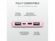 Външни батерии Trust Primo Ultra-thin Powerbank 10000 mAh - pink