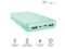 Външни батерии Trust Primo Compact Powerbank 15.000 mAh, Mint