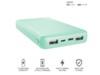 Външни батерии Trust Primo Compact Powerbank 15.000 mAh, Mint