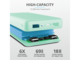 Външни батерии Trust Primo Compact Powerbank 15.000 mAh, Mint