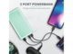 Външни батерии Trust Primo Compact Powerbank 15.000 mAh, Mint