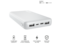 Външни батерии Trust Primo Compact Powerbank 15.000 mAh, White