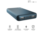 Външни батерии Trust Primo Compact Powerbank 15.000 mAh, Blue